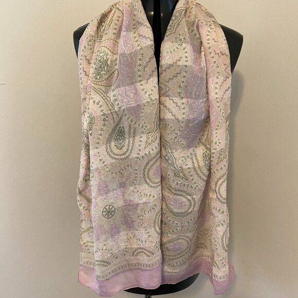 Pasley Lightweight Sheer Boho Womens Scarf - Picture 2 of 3